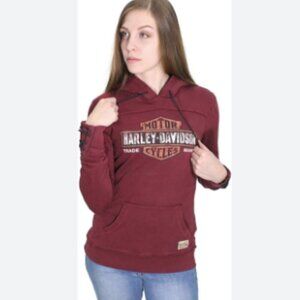 Harley-Davidson Women's Burgundy Hoodie